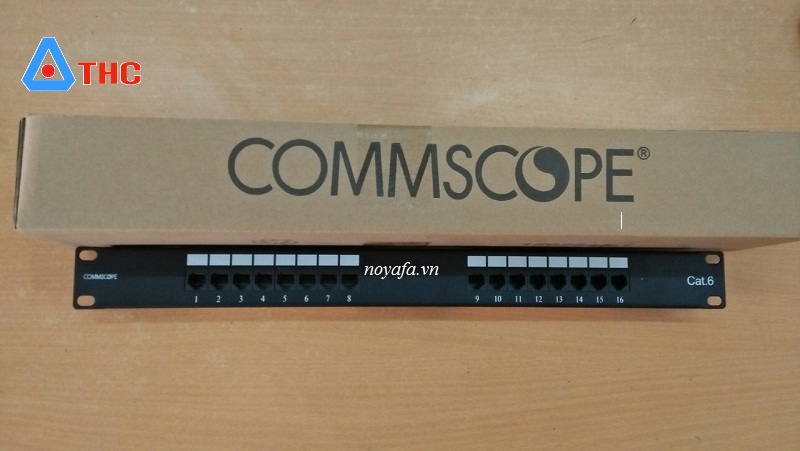 Patch Panel commscope Cat6 16 cổng