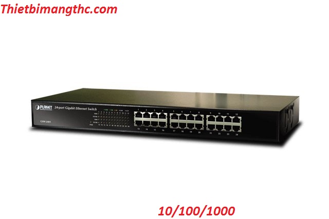 Switch nối mạng Planet 24 Port (GSW-2401) 10/100/1000