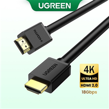 Dây, Cáp HDMI 1.4 dài 10M hỗ trợ 4K@30Hz 3D/HDR/ARC Ugreen 10110 cao cấp
