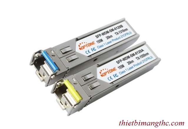 Module SFP-WDM-SM-0120BD tốc độ 155M khoảng cách 20km