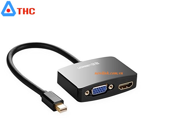 Mini Display port port to HDMI và VGA