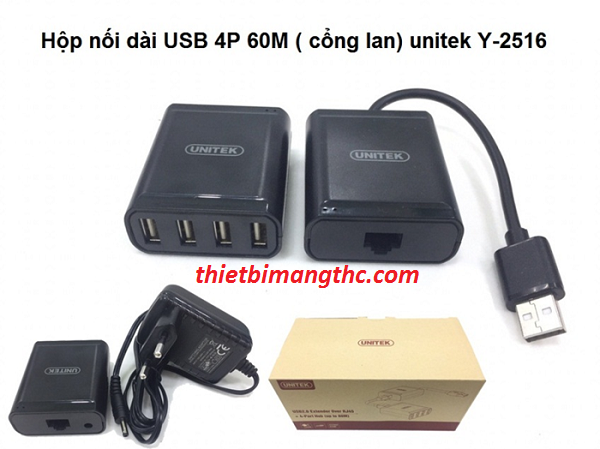 Bộ nối dài USB 60M Unitek 