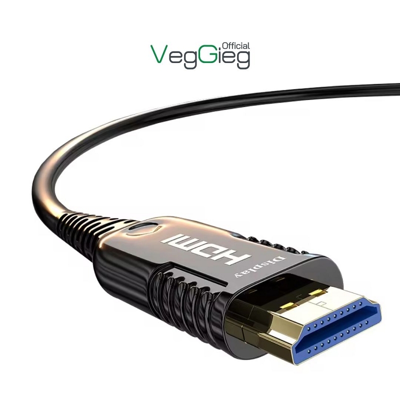 Cáp HDMI quang 2.0 VegGieg 4K60Hz - V-H707 dài 10m,20m,30m,40m,50m cao cấp