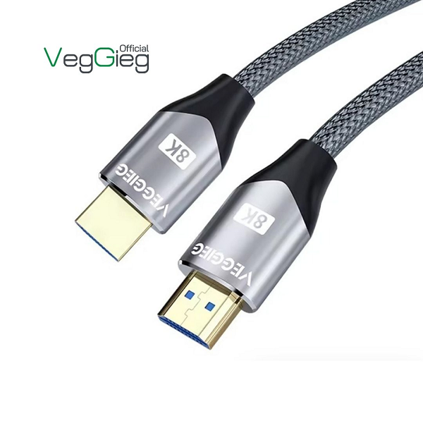 Cáp HDMI 2.1  dài 1,5M  VEGGIEG V-H402 siêu nét hỗ trợ 4K144Hz/8K60Hz  chính hãng