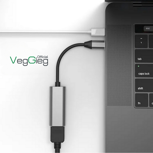 Cáp chuyển đổi Type C 3.1 sang HDMI dài 15cm VegGieg - V-Z915