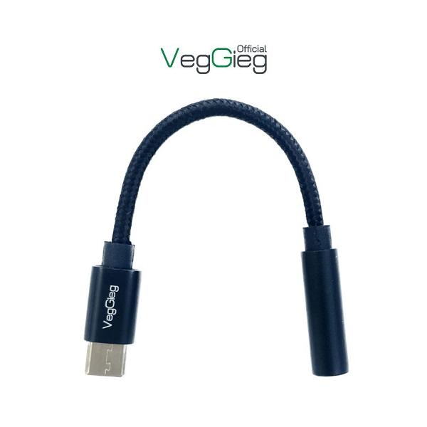 Cáp chuyển đổi VEGGIEG V-S103 Type-C sang audio 3.5mm cao cấp