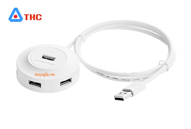 Bộ chia USB 2.0, hub 4 cổng USB Ugreen UG-20270 Chính hãng