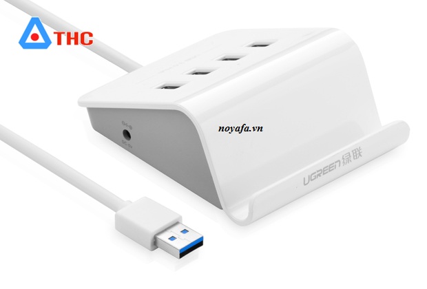 Bộ chia USB 3.0, hub 4 cổng hỗ trợ nguồn 5V/3A Ugreen UG-20279