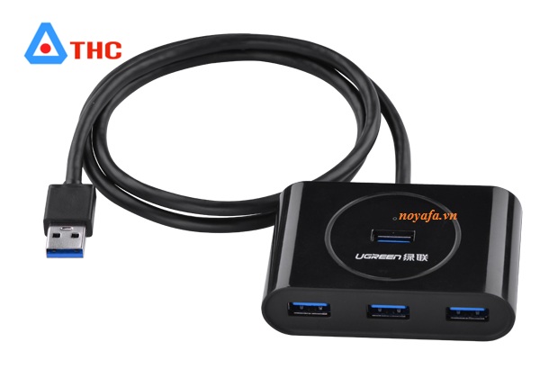 Hub USB 3.0, bộ chia 4 cổng dài 1m Ugreen UG-20282 cao cấp