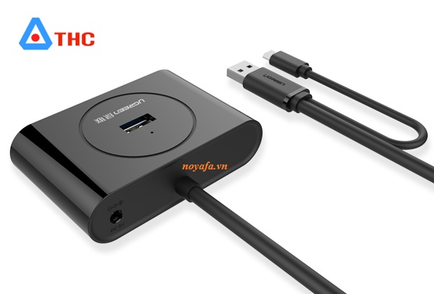 Bộ chia USB, hub 4 cổng USB 3.0 hỗ trợ OTG Chính hãng Ugreen 20292