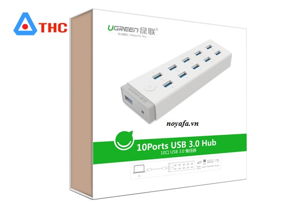 Bộ chia USB,hub đa năng gồm 10 cổng USB 3.0 Ugreen UG-20297 nguồn ngoài