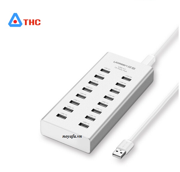 Bộ chia USB 2.0 16 cổng hỗ trợ nguồn ngoài 