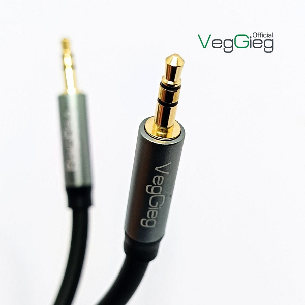 Dây VEGGIEG V-A615  Audio 2 đầu 3.5mm cao cấp