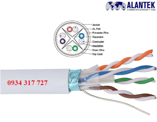 Cáp mạng Alantek cat6 ftp 