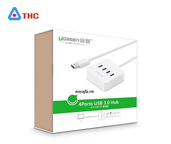 Bộ chia USB 4 cổng 3.0 UG-30201