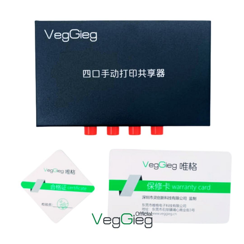 VegGieg V-F402 Hub chia sẻ máy ra 4 cổng cao cấp