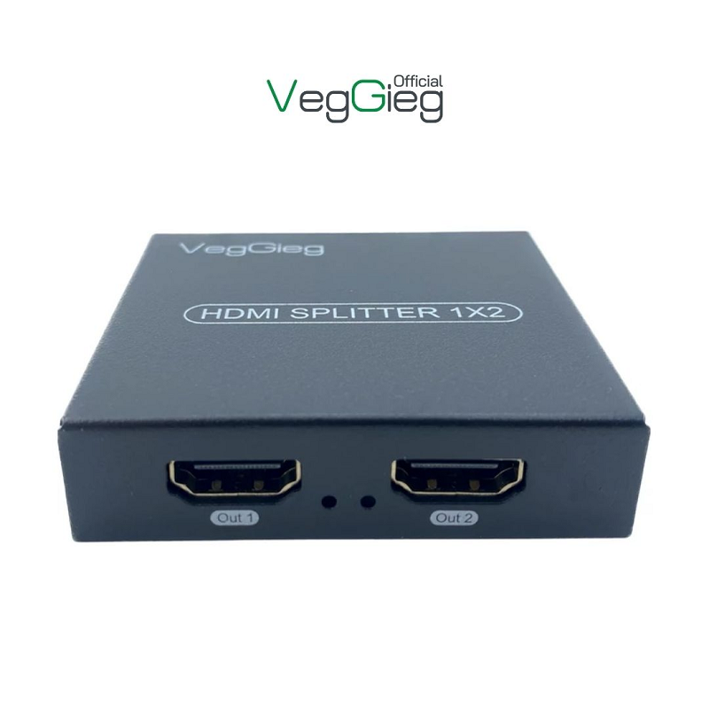 VegGieg V-HD06 Bộ Chia HDMI 1 Ra 2 chính hãng