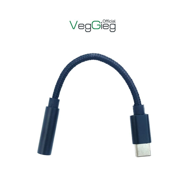 Cáp chuyển đổi VEGGIEG V-S103 Type-C sang audio 3.5mm cao cấp