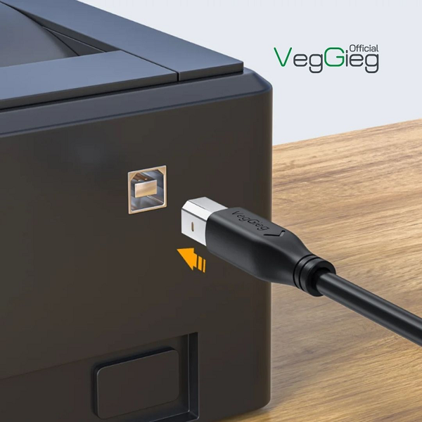 Cáp máy in usb 2.0 VegGieg - V-U205 chính hãng