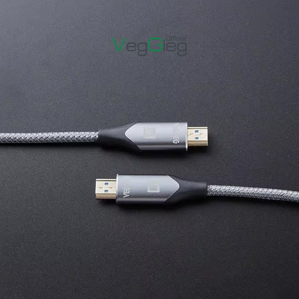 Cáp HDMI 2.1  dài 1,5M  VEGGIEG V-H402 siêu nét hỗ trợ 4K144Hz/8K60Hz  chính hãng