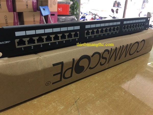 Patch panel commscope cat6 chống nhiễu