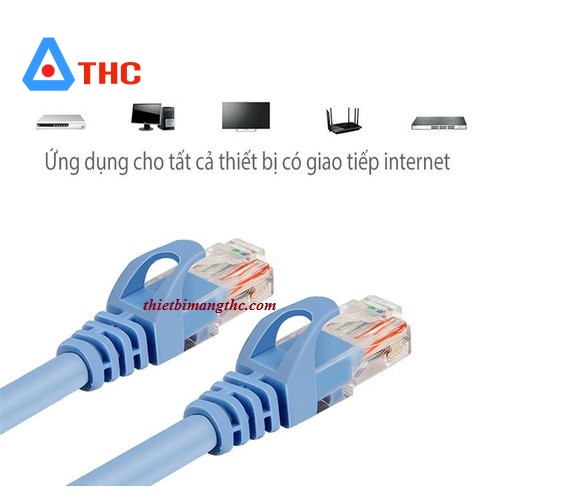 Dây cáp mạng cat6 2 đầu đúc UTP