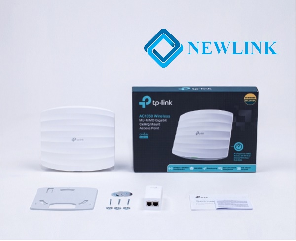 EAP225 - Bộ phát sóng WiFi Access Point Gắn Trần Wi-Fi MU-MIMO Gigabit AC1350