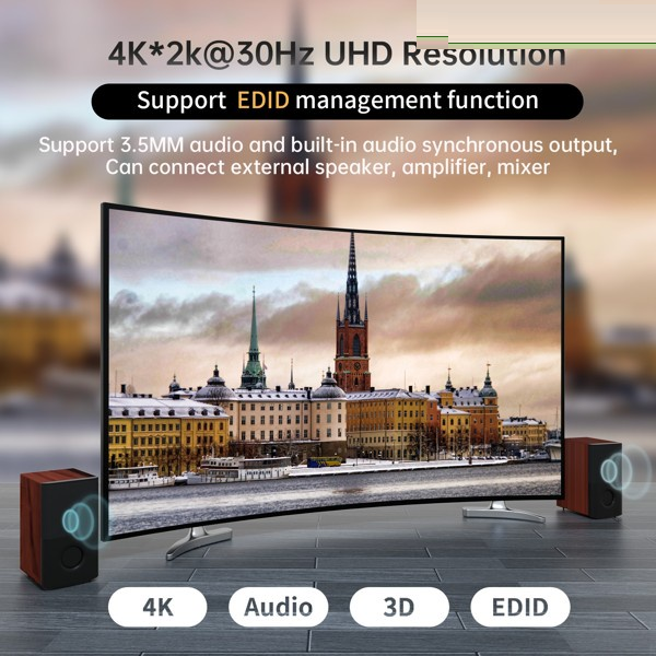 Bộ chuyển mạch HDMI 1.4 Matrix 8 vào 8 ra độ phân giải 4K@30Hz MT-VIKI MT-HD88L