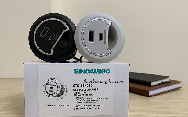 Ổ cắm âm bàn Sino Amigo STC-1W/C20