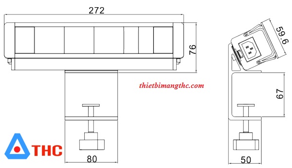 Ổ cắm điện Sinoamigo STS-C60