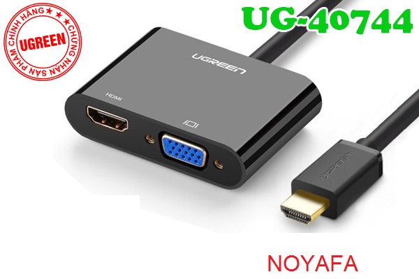 Cáp HDMI ra VGA+ HDMI Audio UGREEN 