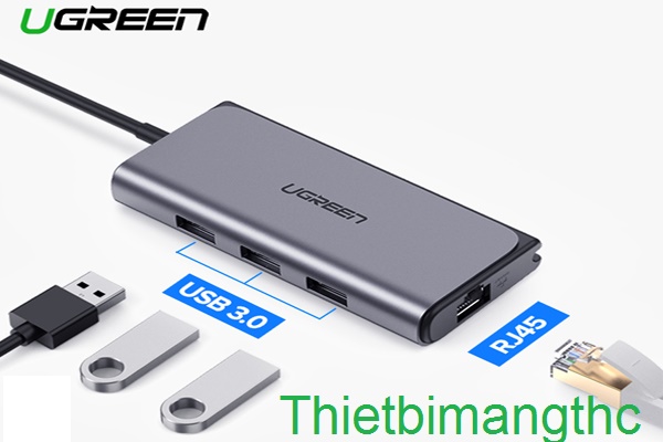 Cáp Type C sang Lan, USB, sac USB C Ugreen