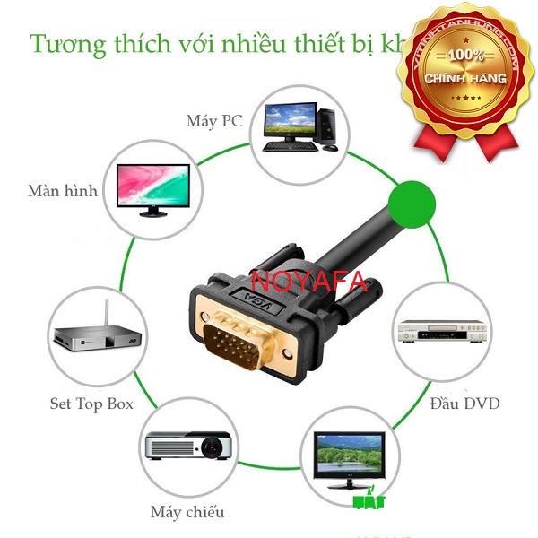 Cáp-VGA-10M-Ugreen-chính-hãng-dùng dự-án 