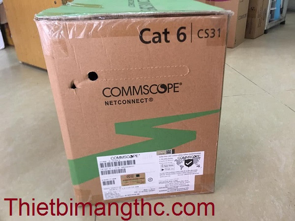 Dây mang, Cáp mạng Commscope.AMP Cat6 UTP 8 sợi đồng (305m)
