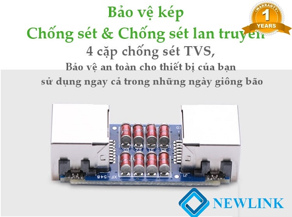 Đầu nối mạng UGREEN chống sét