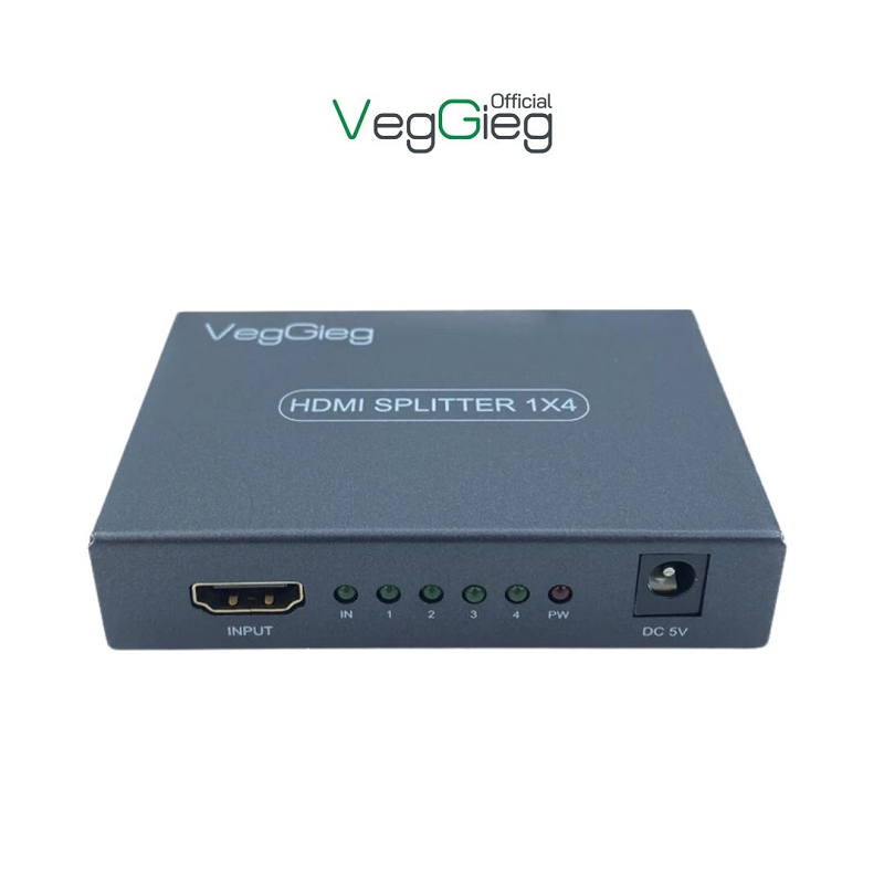 VegGieg V-HD07 Bộ chia HDMI 1 Ra 4 cổng cao cấp