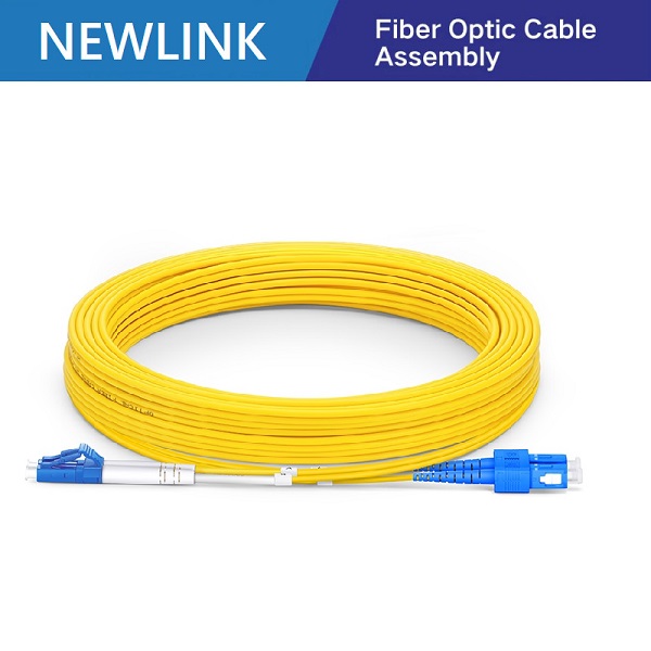 Patch cord quang đôi SC/UPC-LC/UPC Singlemode dài 5m Newlink