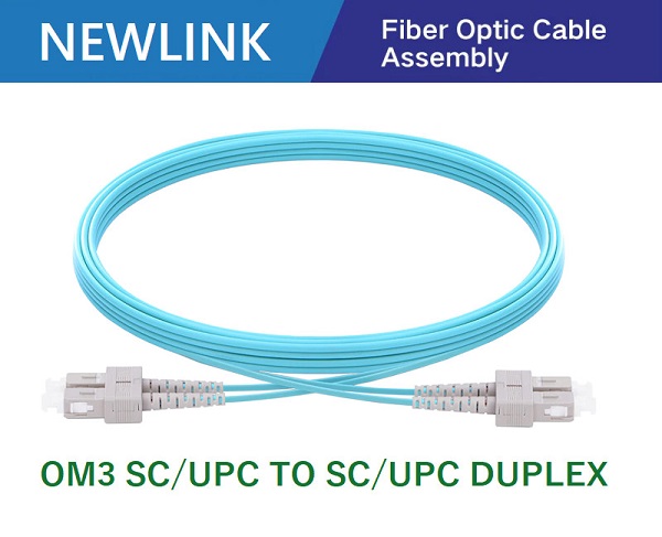 Dây nhảy quang NEWLINK OM3 Multimode SC/UPC-SC/UPC 3M Duplex cao cấp