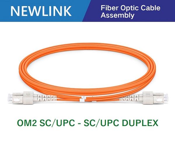 Dây nhảy quang NEWLINK OM2 Multimode SC/UPC-SC/UPC 3M Duplex cao cấp