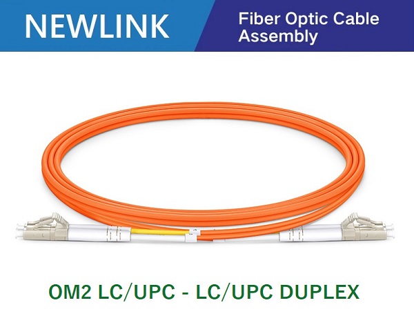 Dây nhảy quang NEWLINK OM2 Multimode LC/UPC-LC/UPC 3M Duplex cao cấp