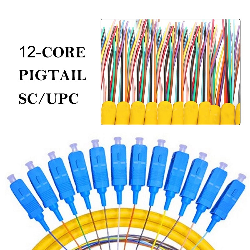 Dây nối quang 12 màu bó mềm SC/UPC Simplex 9/125 Single-mode Newlink