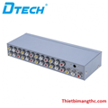 Bộ chia AV 1 ra 8 Dtech DT-7208 cao cấp