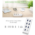 Bộ chia Hub USB 7 Cổng USB 3.0 Có Nguồn 12V 2A Ugreen 20296 cao cấp