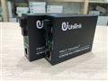 Bộ chuyển đổi quang điện 1 sợi 10/100/1000 Unilink (UNI-1F1T-SWXG-B)  cao cấp
