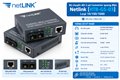 Bộ chuyển đổi quang điện Gigabit 10/100/1000M 2 sợi quang Converter NETLINK HTB-