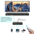 Bộ điều khiển HDMI 4x3, 3x3 hỗ trợ 12 màn hình ghép 1080P@60Hz MT-Viki MT-HD0112