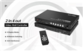 Bộ điều khiển màn hình ghép DP + HDMI 2x4 hỗ trợ 4 màn hình ghép 4K@60Hz MT-Viki