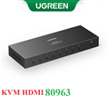 Bộ gộp tín hiệu HDMI 2.0 KVM 8 vào 1 hỗ trợ 4K@60Hz Ugreen 80963 cao cấp