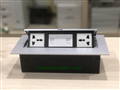 Bộ hộp ổ điện âm bàn sinoamigo STS-212GST-1 lắp ( 2 điện đa năng + 2 mang) cao c