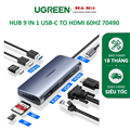 Bộ Hub chuyển đổi TypeC 9 in 1 Ugreen 70490